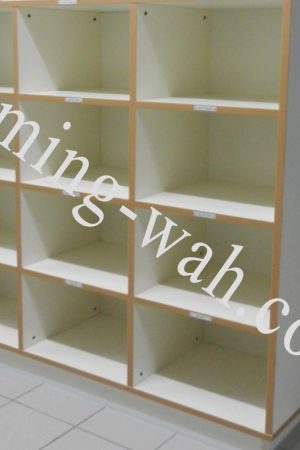 MW-039  木櫃層架(貼防火板及木線邊)