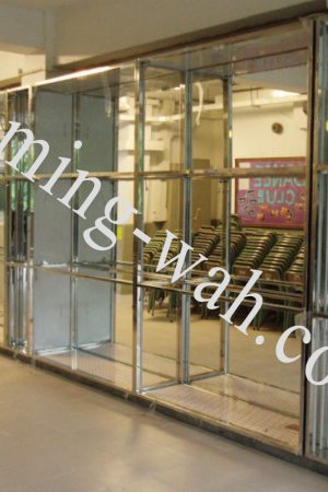 MW-045  不銹鋼鏡鋼框獎杯櫃