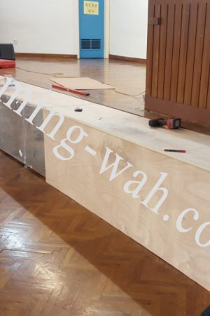 MW-114  鉛水鐵架封木板企臺